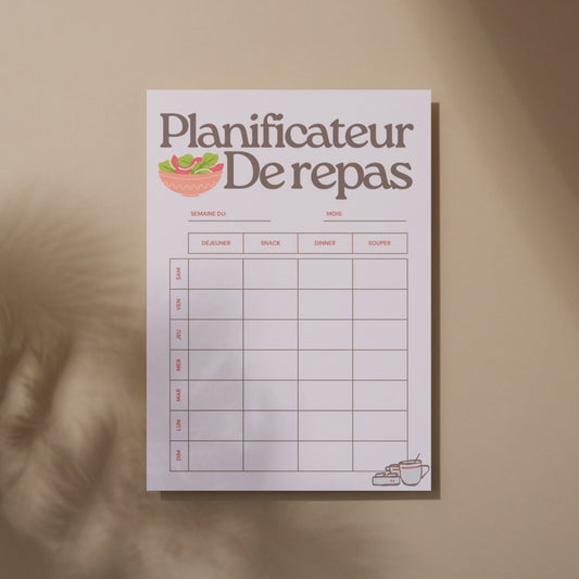 PLANIFICATEUR DE REPAS