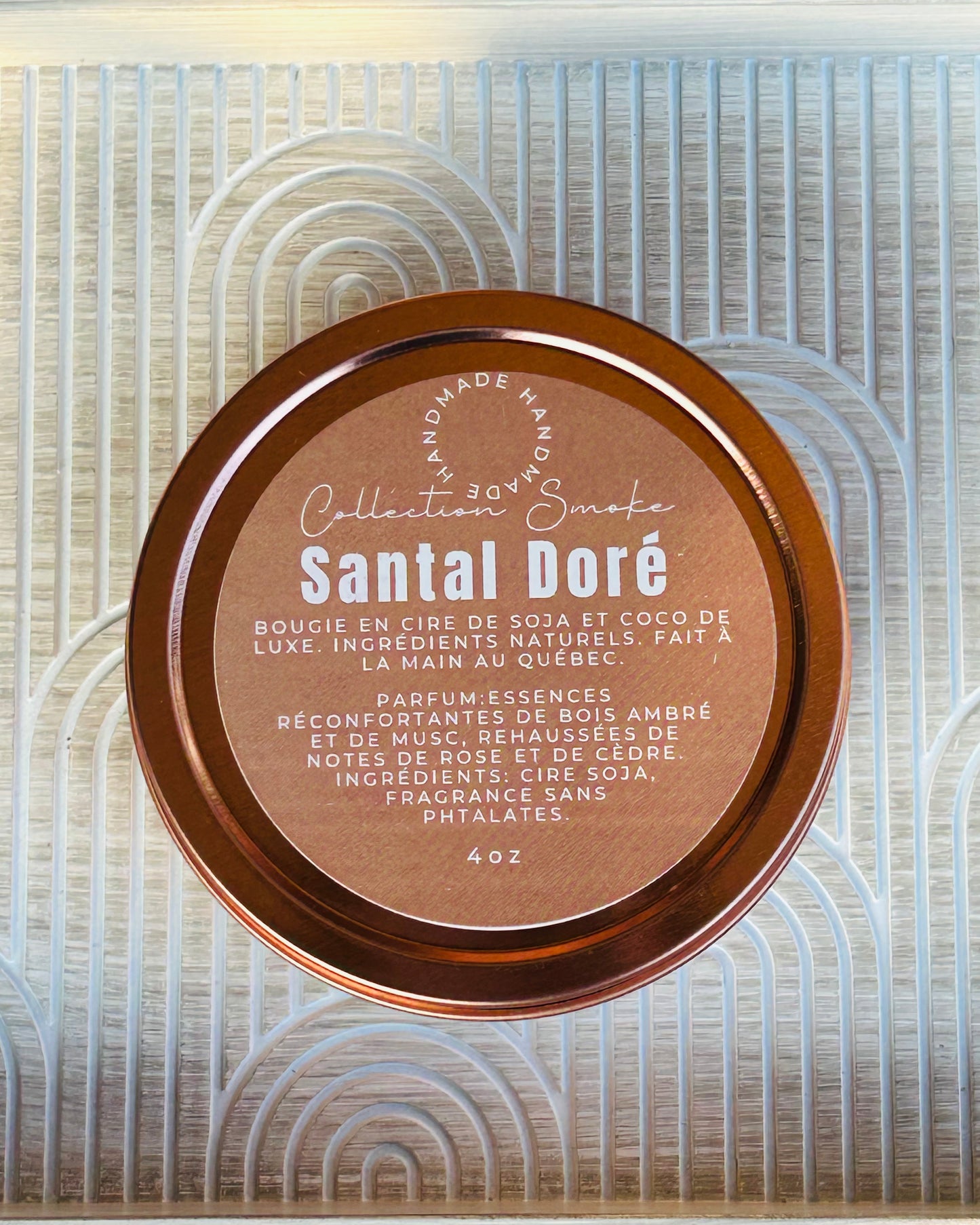 COLLECTION SMOKE: SANTAL DORÉ