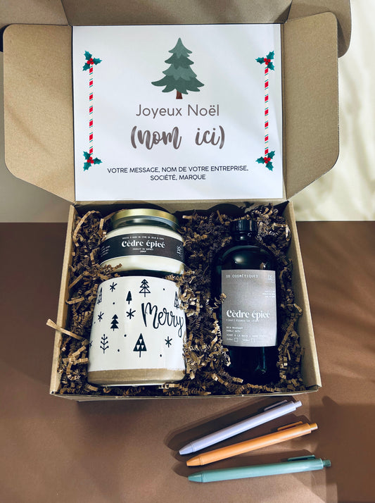 BOÎTE CADEAU JOYEUX NOËL🎅 PERSONNALISABLE