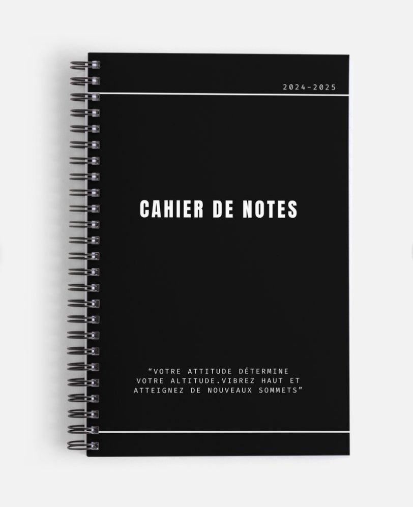 CAHIER DE NOTES