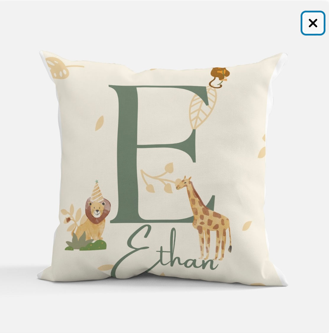 Coussin personnalisable