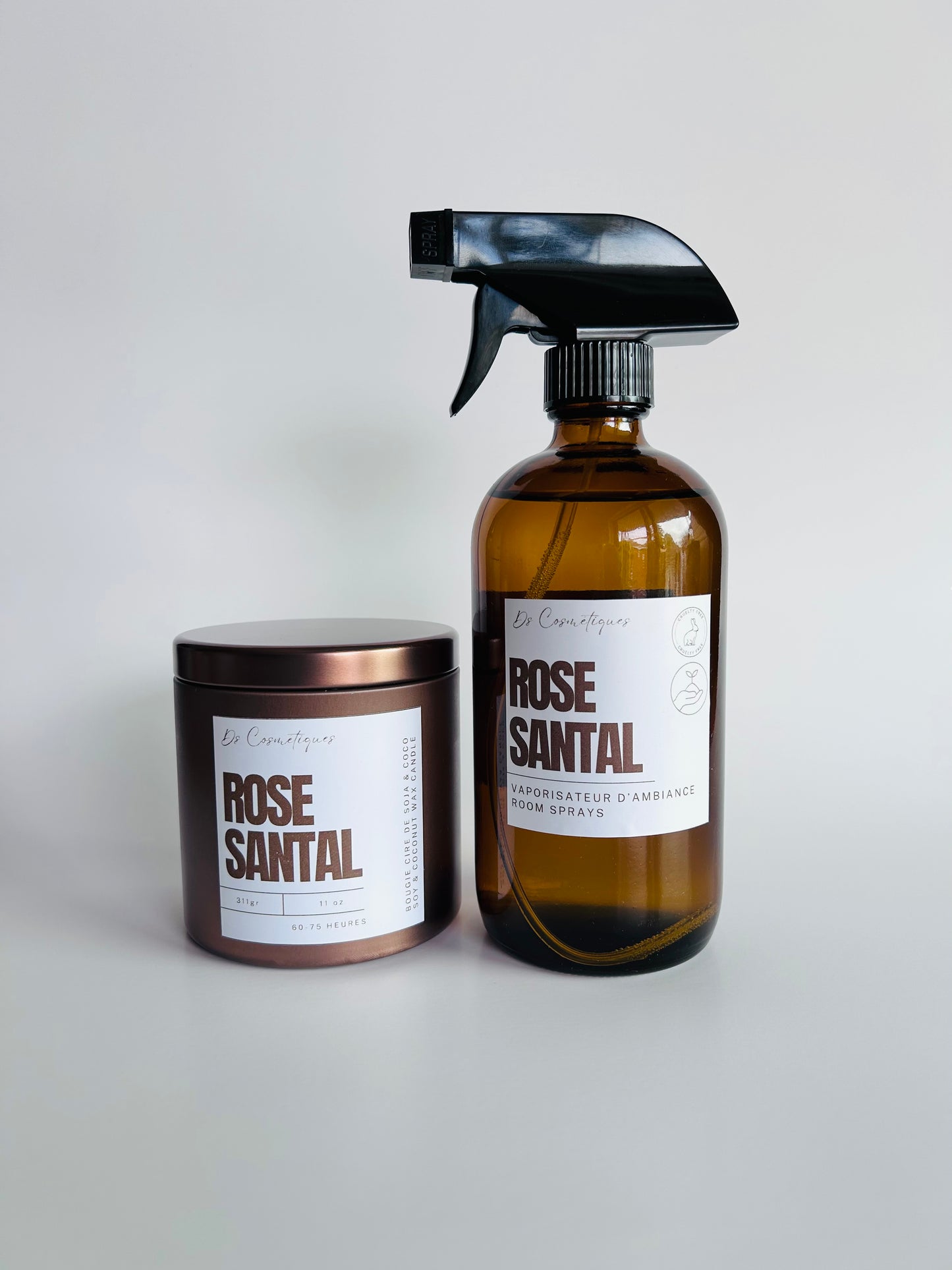 DUO AROMATIQUE ROSE & SANTAL