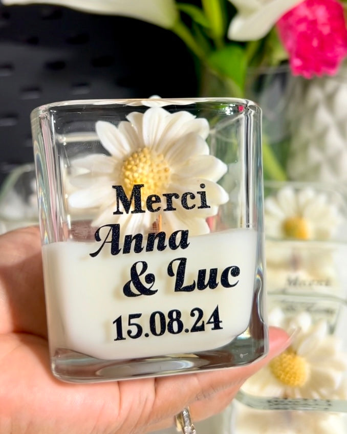 BOUGIE CADEAUX POUR INVITÉS