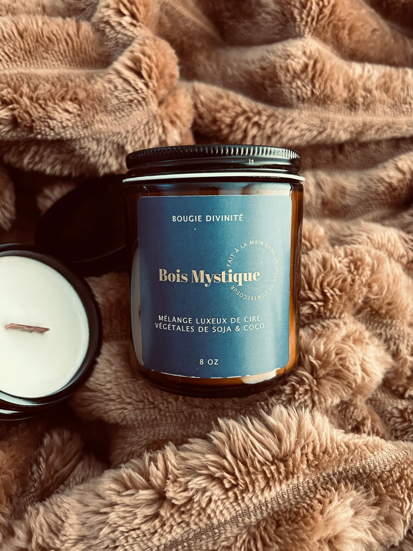 COLLECTION DIVINITÉ : BOUGIE BOIS MYSTIQUE🧘