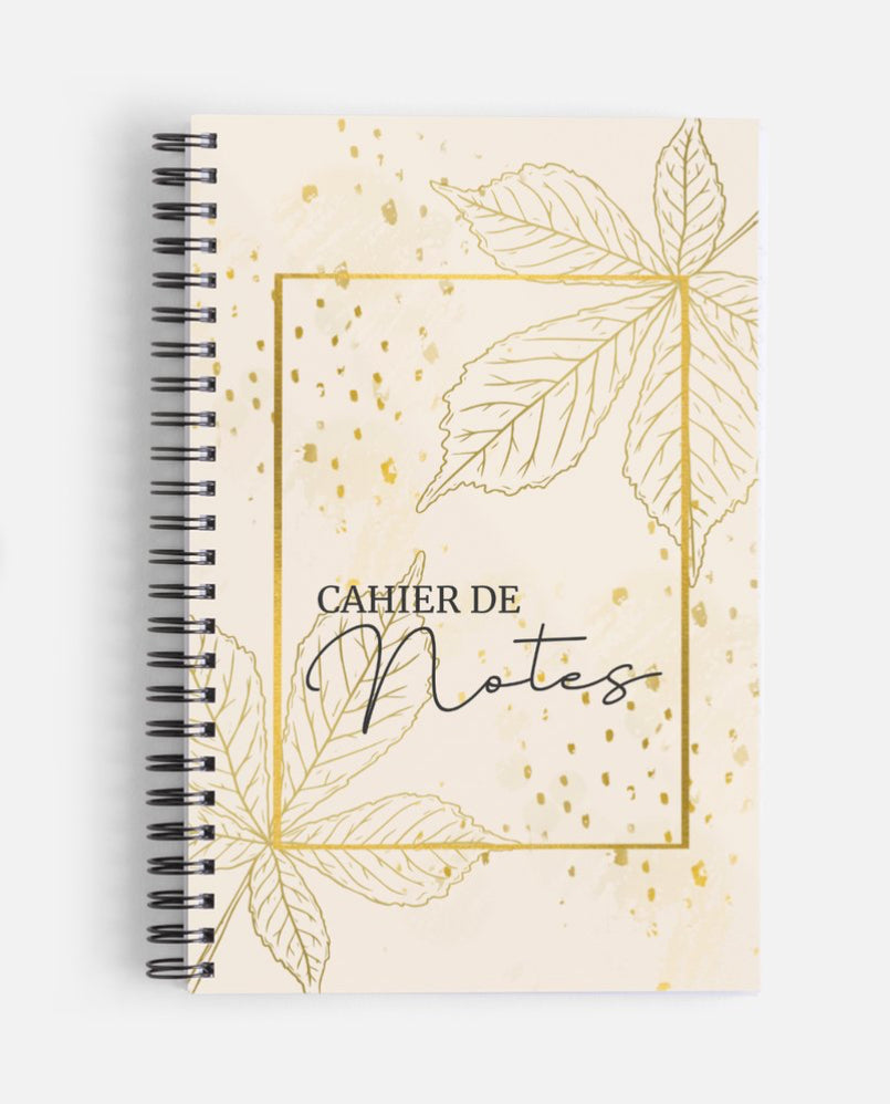 CAHIER DE NOTES