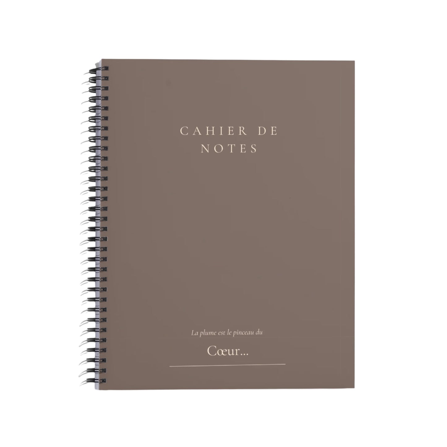 CAHIER DE NOTES AVEC PENSÉE