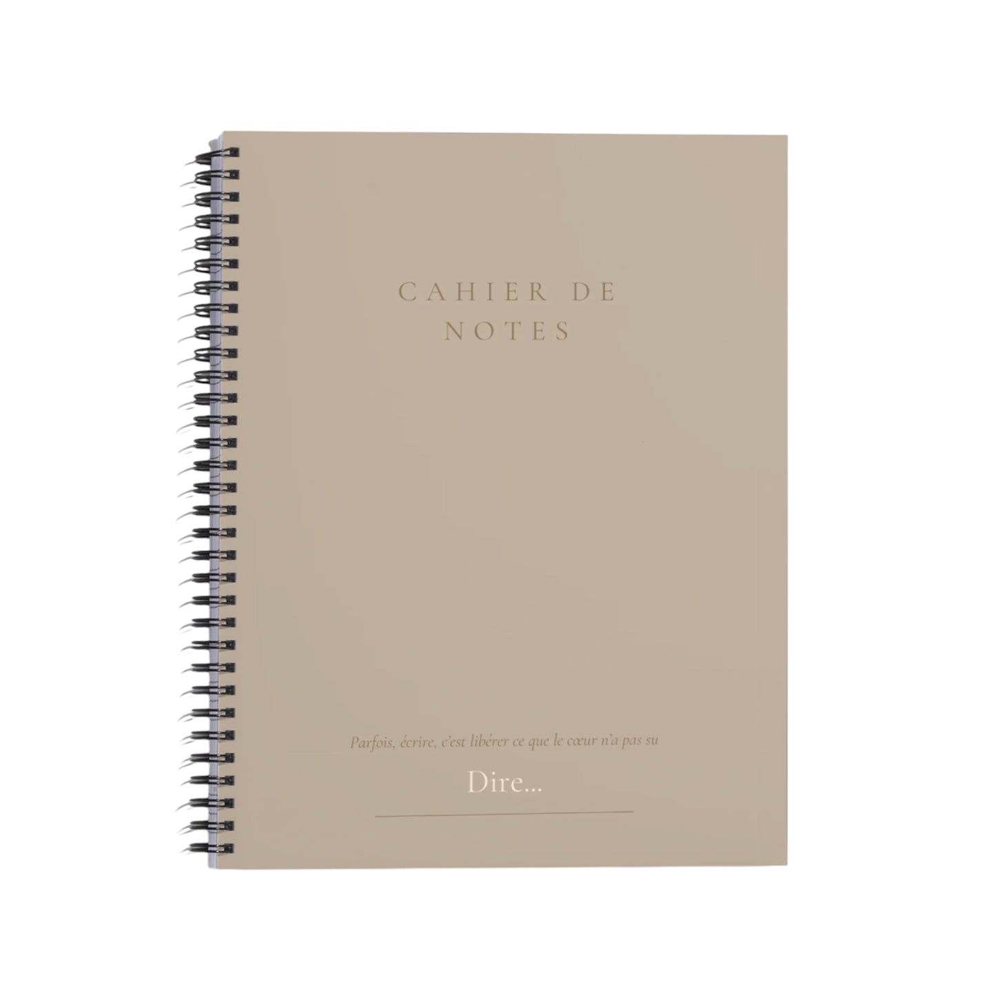 CAHIER DE NOTES AVEC PENSÉE