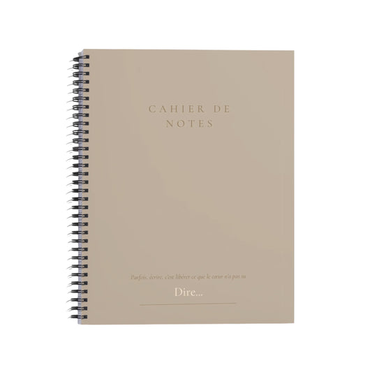 CAHIER DE NOTES AVEC PENSÉE