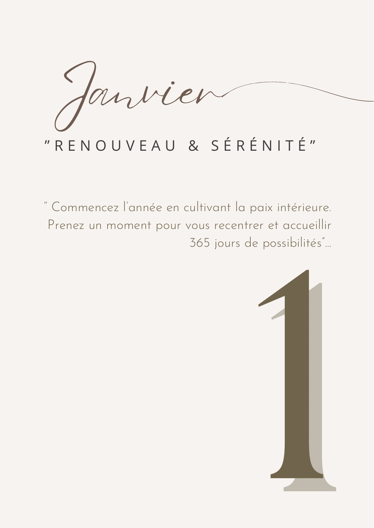 Boîte renouveau & sérénité