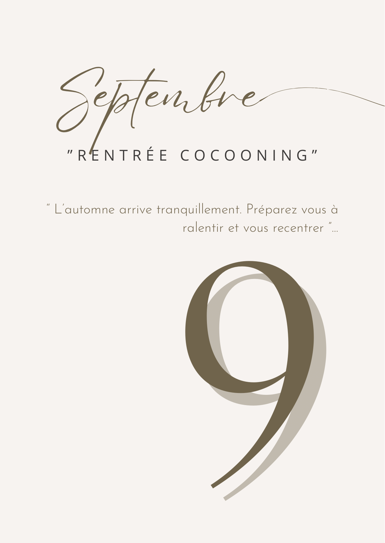 Boîte Rentrée cocooning