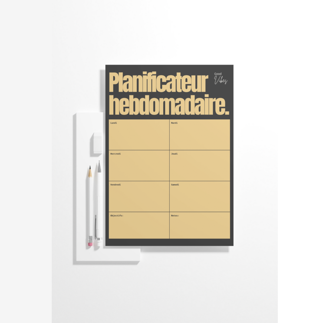 PLANIFICATEUR  HEBDOMADAIRE