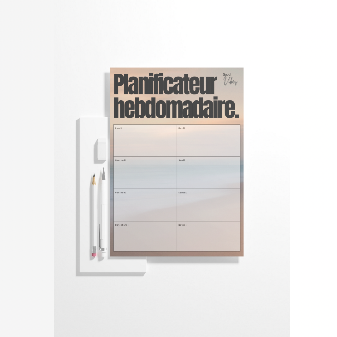 PLANIFICATEUR  HEBDOMADAIRE