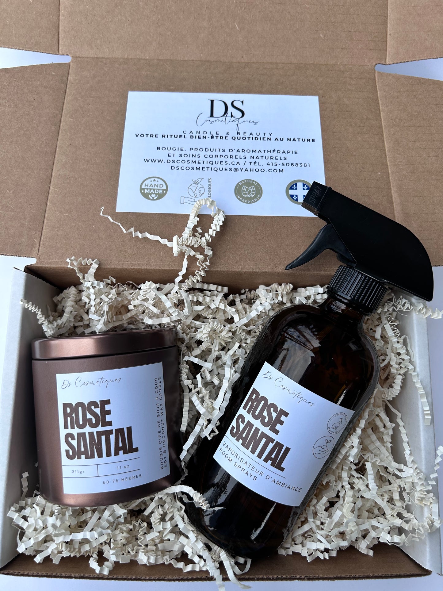 DUO AROMATIQUE ROSE & SANTAL