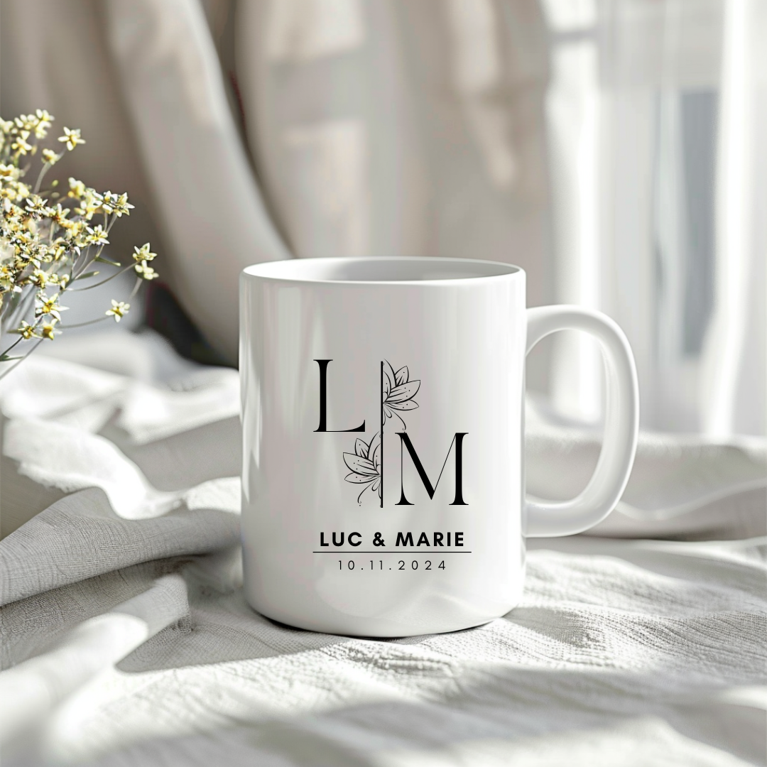 TASSE CADEAUX INVITÉS DE MARIAGE